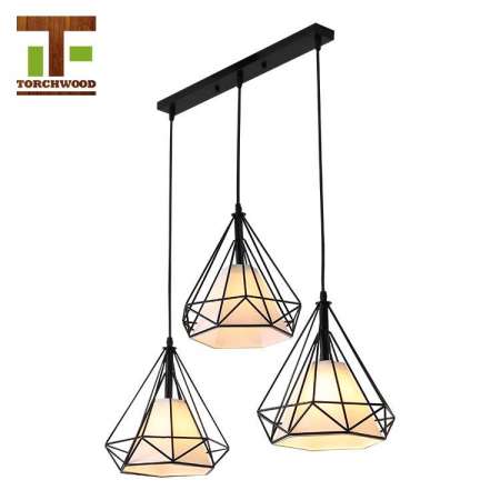 Modern popular Creative Style Indoor hotel glass shade led chandelier pendant light